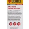 Миксер для песчано-гравийных смесей Denzel, 60 х 400 мм, оцинкованный, хвостовик SDS Plus 848257 купить в Ноябрьске