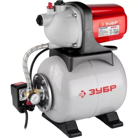 Станция насосная ЗУБР, пропускная способность 55л/мин, 800Вт ЗНАС-800 купить в Ноябрьске