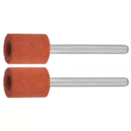 Цилиндр ЗУБР абразивный шлифовальный на шпильке, P 120, d 9,5x12,7х3,2 мм, L 45мм, 2шт 35911 купить в Ноябрьске