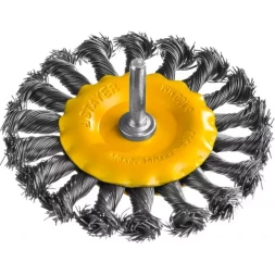 STAYER &quot;PROFESSIONAL&quot;. Щетка дисковая для дрели, жгутированная стальная проволока 0,5мм, 100мм 35115-100