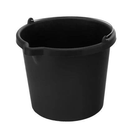 Ведро строительное пластмассовое Сибртех 81480, 20 л, высокопрочное с носиком купить в Ноябрьске