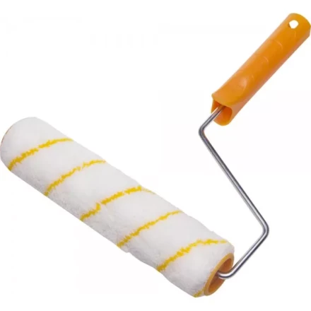 Валик GIRPAINT ПОЛИАКРИЛ малярный в сборе, ворс 12мм, бюгель 6мм, 40х240мм, STAYER Master 0315-24 купить в Ноябрьске