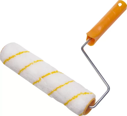 Валик GIRPAINT ПОЛИАКРИЛ малярный в сборе, ворс 12мм, бюгель 6мм, 40х240мм, STAYER Master 0315-24 купить в Ноябрьске