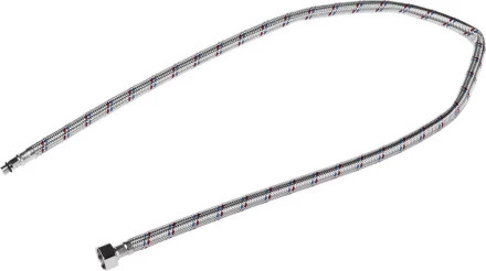 Подводка гибкая STAYER для воды к смесителям, оплетка из нерж стали, укороченная, г/ш 1/2&quot; - 1м 51016-100 купить в Ноябрьске