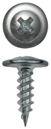 Саморезы ЗУБР с прессшайбой по листовому металлу до 0,9мм, PH2, 4,2х51мм, ТФ6, 10шт 4-300196-42-051 купить в Ноябрьске