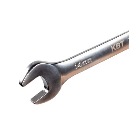 Набор гаечных комбинированных трещоточных ключей с шарниром КВТ НТКШ-8 (8–19 мм), 8 шт. (91951) купить в Ноябрьске