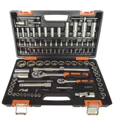 Набор инструментов Вихрь 1/2&quot; 1/4&quot;  CrV пластиковый кейс 94 предмета купить в Ноябрьске