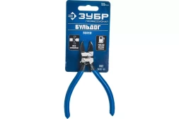 Бокорезы ЗУБР &quot;БУЛЬДОГ&quot; для пластика и меди, хромоникелевая сталь, обливные рукоятки, особочистый рез заподлицо, 125мм 22175-8-15
