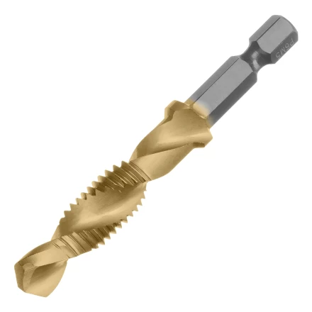 Сверло-метчик М10 х 1,5 мм, Р6М5// Denzel 76725 купить в Ноябрьске