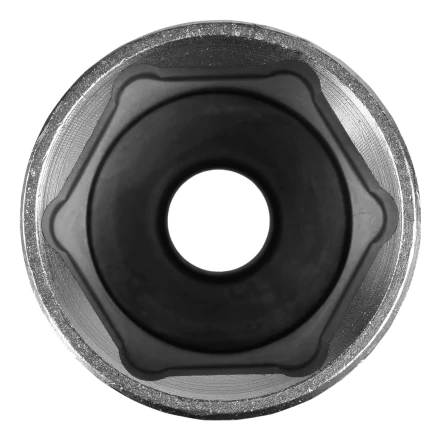 Головка торцевая удлиненная, 30 мм, шестигранная, CrV, под квадрат 1/2 Stels 13885 купить в Ноябрьске