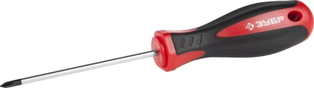 Отвертка ЗУБР &quot;МАСТЕР&quot;, Cr-v, эргономичная двухкомпонентная рукоятка, PH0x75мм 25062-0-075_z02 купить в Ноябрьске