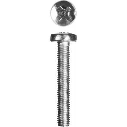 Винт ЗУБР &quot;МАСТЕР&quot; DIN 7985, класс прочности 4.8, оцинкованный, M5x30мм, 5кг 303150-05-030 купить в Ноябрьске