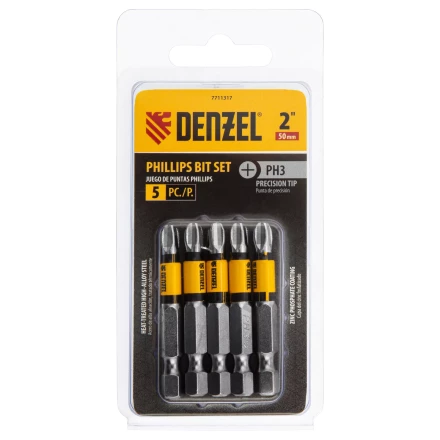 Бита PH3x50, 5 шт. Denzel 7711317 купить в Ноябрьске