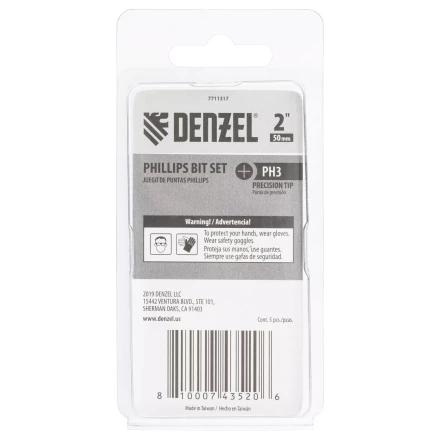 Бита PH3x50, 5 шт. Denzel 7711317 купить в Ноябрьске