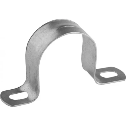 Скобы СВЕТОЗАР металлические D31мм, двухлапковые, для крепления металлорукава d=25мм, 50шт 60212-25-50 купить в Ноябрьске