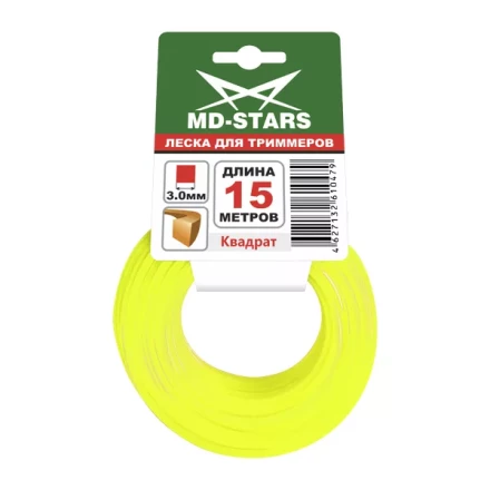 Леска для триммера SQUARE (квадрат) 3,0ММХ15М купить в Ноябрьске