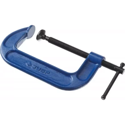 Струбцина  ЗУБР &quot;ПРОФЕССИОНАЛ&quot; тип &quot;G&quot;, корпус - ковкий чугун, 125мм 32245-125_z01 купить в Ноябрьске