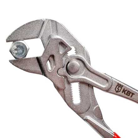 Клещи переставные — гаечный ключ КВТ 180 мм с кнопочной самофиксацией (82147) купить в Ноябрьске