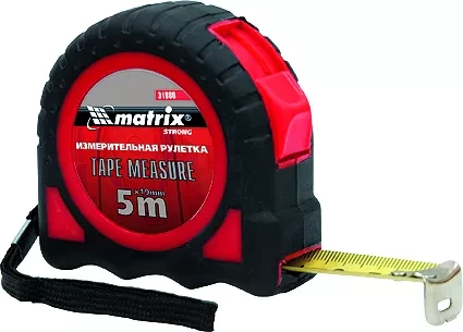 Рулетка Strong 7,5м х 25 мм обрезиненный корпус  MATRIX 31082 купить в Ноябрьске