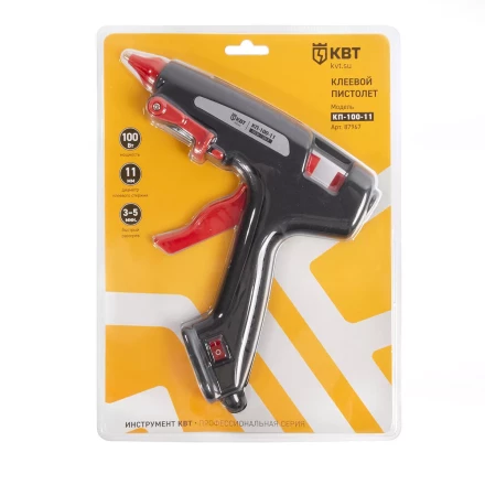 Пистолет клеевой КВТ КП-100-11 100 Вт,  стержня 11 мм (87967) купить в Ноябрьске