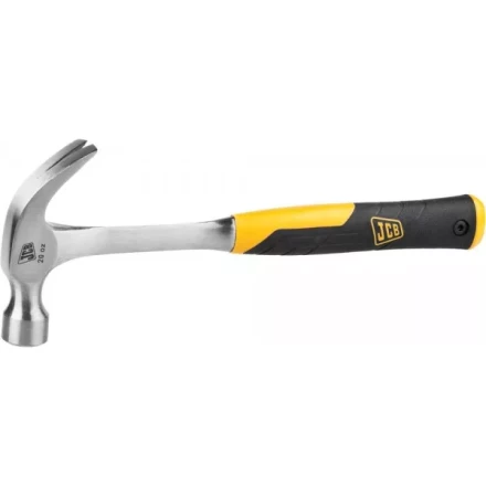 Молоток-гвоздодер JCB цельнокованый, двухкомпонентная виброгасящая рукоятка, 550г JHM004 купить в Ноябрьске