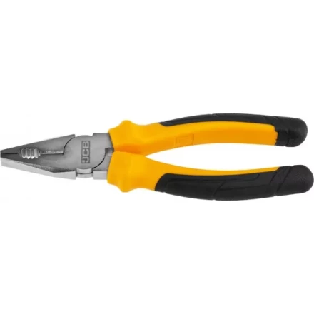 Плоскогубцы JCB, хромированное покрытие, двухкомпонентная рукоятка, CrV cталь, 180мм JPL005 купить в Ноябрьске