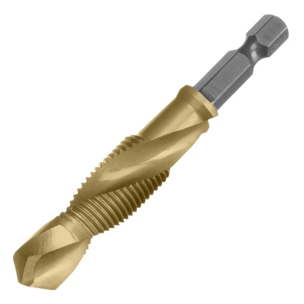 Сверло-метчик М12 х 1,25 мм, Р6М5// Denzel 76726 купить в Ноябрьске