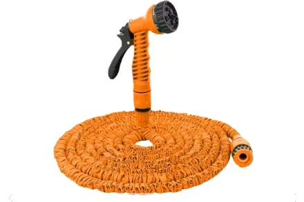 Набор для полива с растягивающимся шлангом 15м Вихрь 73/7/2/25 купить в Ноябрьске