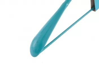 Вешалка метал для верхней одежды с прорезиненным противоскользящим покрытием 45 см бирюзовая ELFE 92926 купить в Ноябрьске