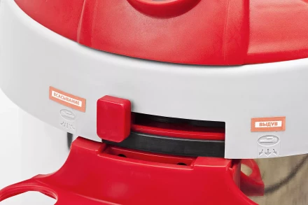 Пылесос ЗУБР сухая и влажная уборка, нержавеющая сталь, усиленное основание, розетка до 2000Вт, 30л, 1400Вт ЗППУ-1400-30 купить в Ноябрьске