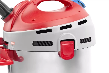 Пылесос ЗУБР сухая и влажная уборка, нержавеющая сталь, усиленное основание, розетка до 2000Вт, 30л, 1400Вт ЗППУ-1400-30 купить в Ноябрьске