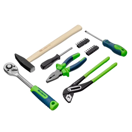 Набор инструментов Сибртех 13394, 1/2&quot;, 1/4&quot;, пластиковый кейс 76 предметов купить в Ноябрьске