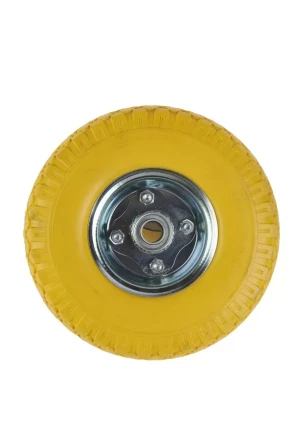 Колесо литое полиуретановое 260 мм PU 1804 с железным ободом (20 мм шариковый подишпник) 1046279 купить в Ноябрьске