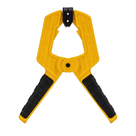 Струбцина клещеобразная Denzel, усиленная 80 х 60 мм, двухкомпонентные рукоятки, 20797 купить в Ноябрьске