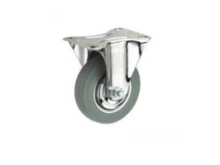 Колесо неповоротное серая резина FC 63 f 160 мм 1027209 купить в Ноябрьске