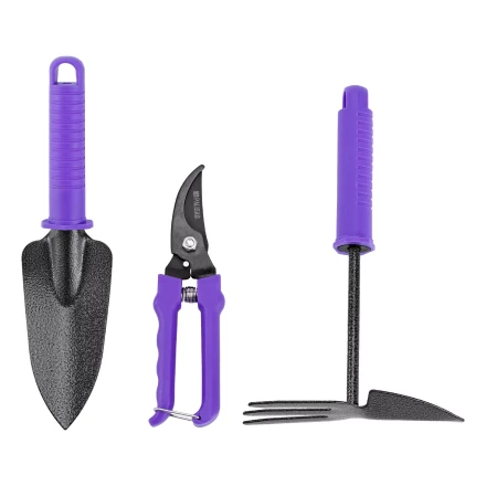 Набор садового инструмента с секатором Palisad 629048, пластиковые рукоятки, 3 предмета, Standard купить в Ноябрьске