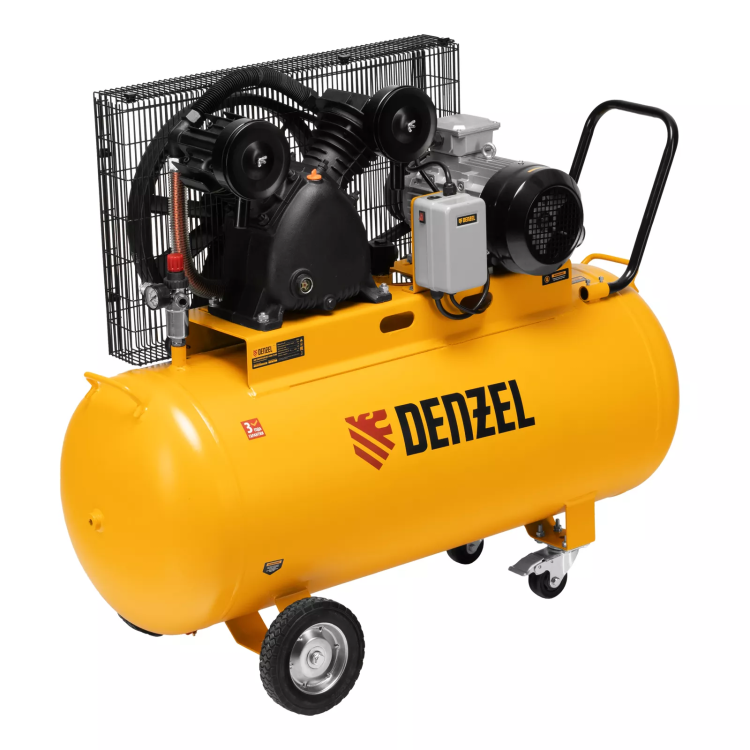 Компрессор воздушный рем. привод Denzel BCV 4000-T/200, 4,0 кВт, 200 литров, 690 л/мин купить в Ноябрьске