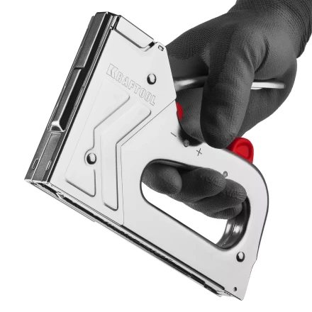 Стальной рессорный степлер 53(6-16мм)/300/500, KRAFTOOL 3180 купить в Ноябрьске