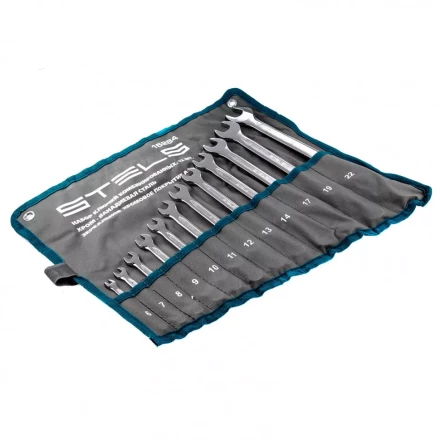 Набор ключей комбинированных 12 шт 6-22 мм, антислип Stels 15284 купить в Ноябрьске