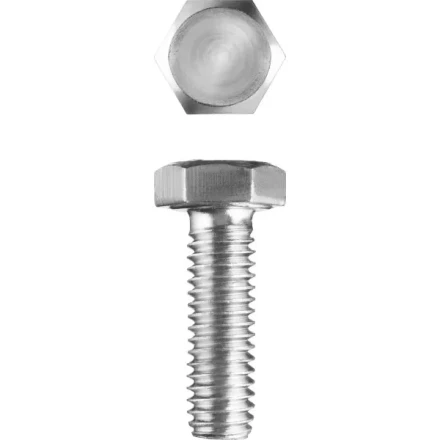 Болт ЗУБР &quot;МАСТЕР&quot; с шестигранной головкой, ГОСТ 7798-70, класс прочности 5.8, оцинкованный, M5x16мм, 5кг 303080-05-016 купить в Ноябрьске