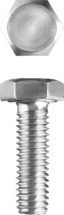 Болт ЗУБР &quot;МАСТЕР&quot; с шестигранной головкой, ГОСТ 7798-70, класс прочности 5.8, оцинкованный, M5x16мм, 5кг 303080-05-016 купить в Ноябрьске