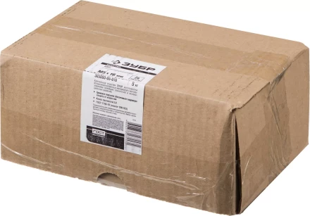 Болт ЗУБР &quot;МАСТЕР&quot; с шестигранной головкой, ГОСТ 7798-70, класс прочности 5.8, оцинкованный, M5x16мм, 5кг 303080-05-016 купить в Ноябрьске