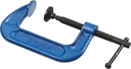 Струбцина  ЗУБР "ПРОФЕССИОНАЛ" тип "G", корпус - ковкий чугун, 75мм 32245-075_z01 купить в Ноябрьске