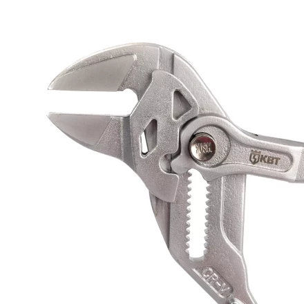 Клещи переставные — гаечный ключ КВТ 180 мм с кнопочной самофиксацией (дублирующая запись) (82148) купить в Ноябрьске
