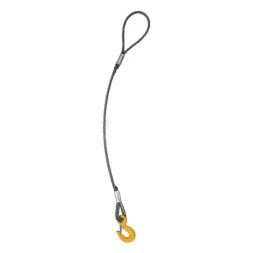 Строп канатный одноветвевой 1СК 2.5 т L=6 м с кч din 3.0 т опрессовка