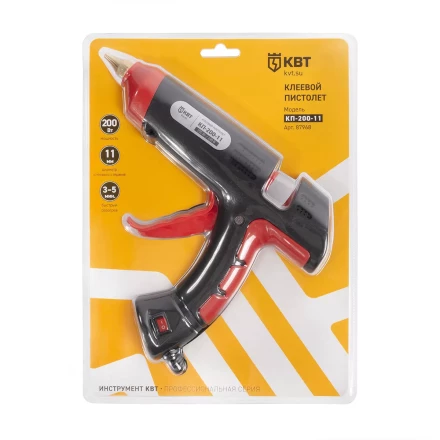 Пистолет клеевой КВТ КП-200-11 200 Вт, стержня 11 мм (87968) купить в Ноябрьске