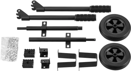 ЗУБР № 2 для генераторов мощностью свыше 4000 Вт, набор колес + рукоятка (НКР-2) купить в Ноябрьске