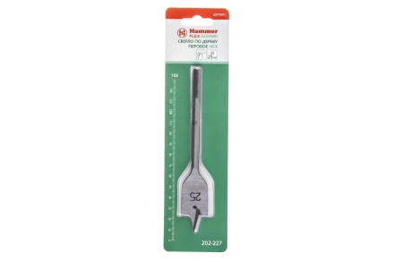 Сверло по дереву HAMMER Ф25х152мм (DR WD SP 25мм*152мм) купить в Ноябрьске