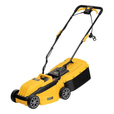 Газонокосилка электрическая GMC-1200, шир.,32см, 1200 Вт, 3 уров., травосб. 30 л// Denzel купить в Ноябрьске