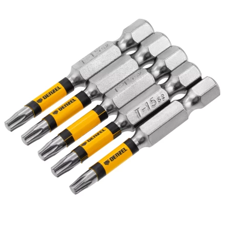 Бита T15x50, 5 шт. Denzel 7711319 купить в Ноябрьске